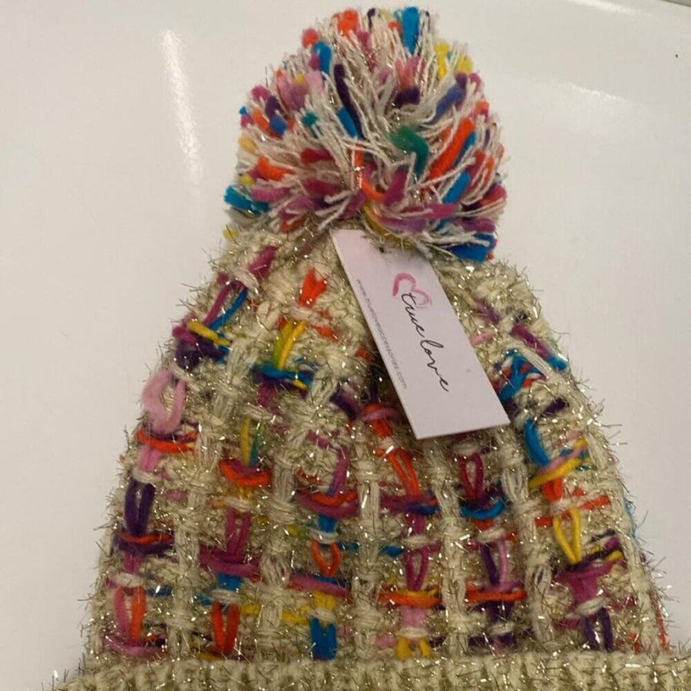 Echo New York Women's Casual Warm Knitted Pom Pom Beanie Hat - Picture 6 of 6